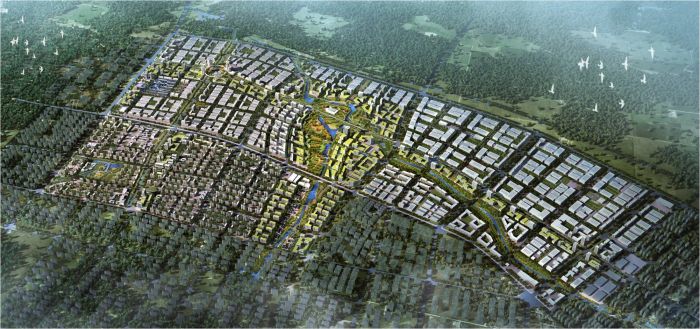 京津中关村科技城项目鸟瞰图